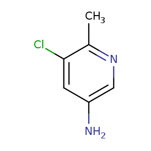 Nc1cnc(c(c1)Cl)C