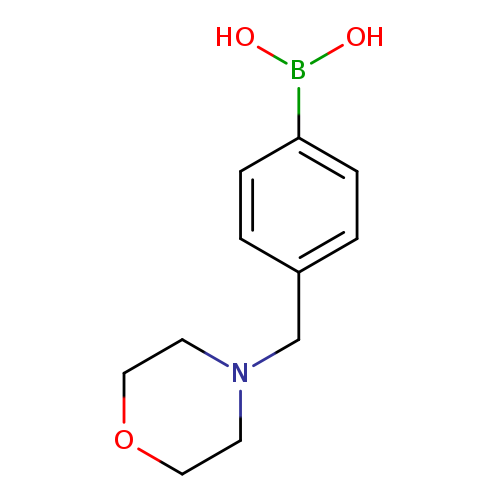 OB(c1ccc(cc1)CN1CCOCC1)O