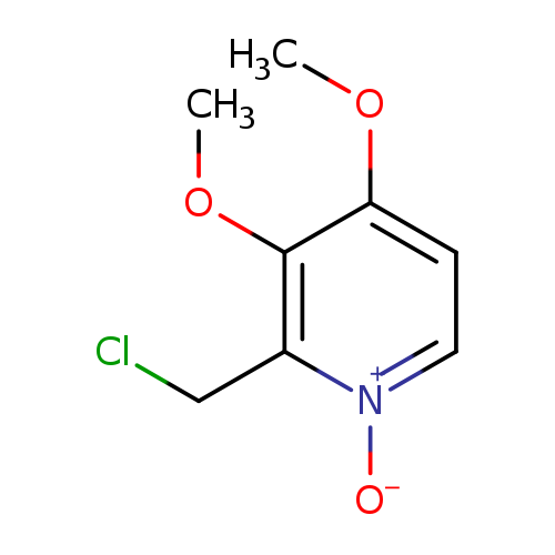 COc1c(OC)cc[n+](c1CCl)[O-]