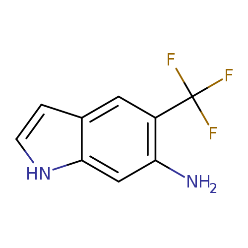 Nc1cc2[nH]ccc2cc1C(F)(F)F