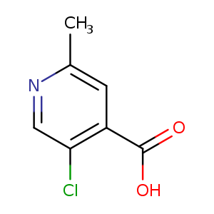 Cc1ncc(c(c1)C(=O)O)Cl