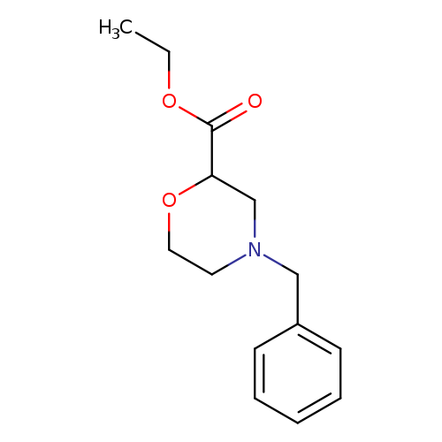 CCOC(=O)C1OCCN(C1)Cc1ccccc1