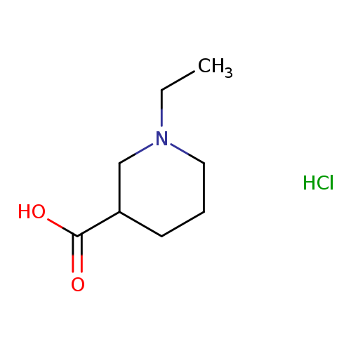 CCN1CCCC(C1)C(=O)O.Cl