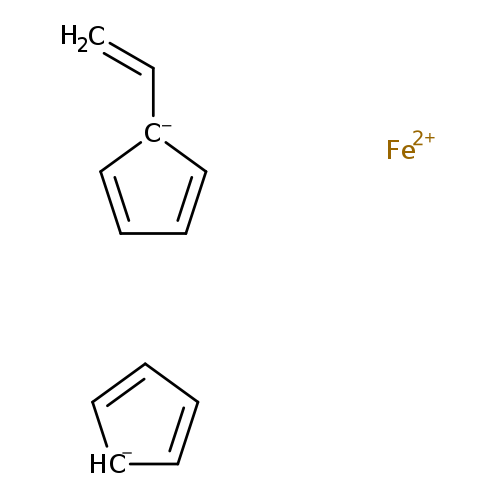 [CH-]1C=CC=C1.C=C[C-]1C=CC=C1.[Fe+2]