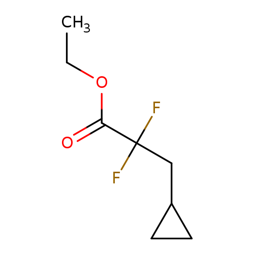 CCOC(=O)C(CC1CC1)(F)F