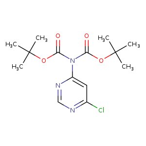 O=C(N(c1ncnc(c1)Cl)C(=O)OC(C)(C)C)OC(C)(C)C