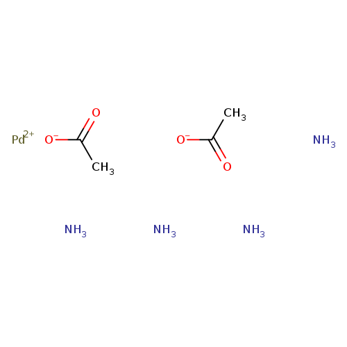 [O-]C(=O)C.[O-]C(=O)C.N.N.N.N.[Pd+2]