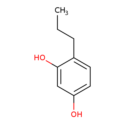 CCCc1ccc(cc1O)O