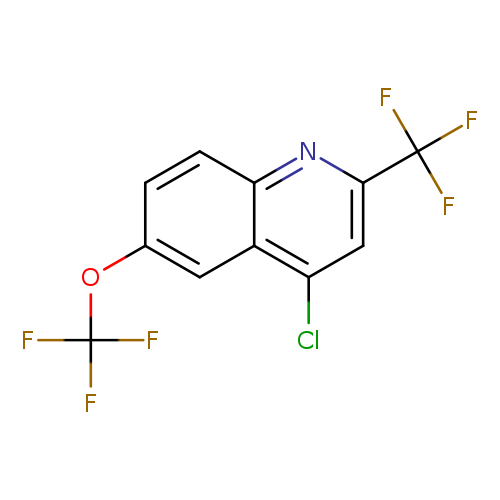 Clc1cc(nc2c1cc(cc2)OC(F)(F)F)C(F)(F)F