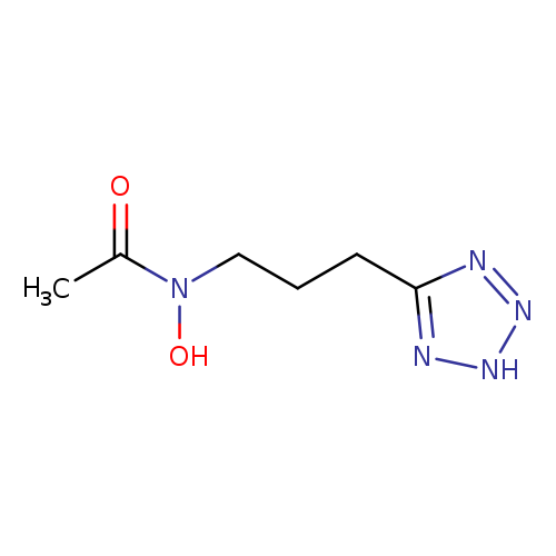 CC(=O)N(CCCc1n[nH]nn1)O
