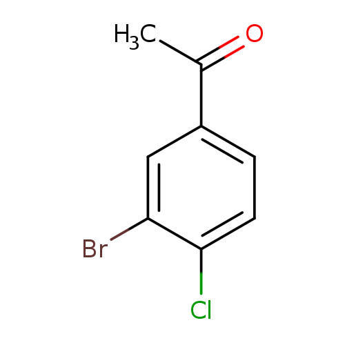 CC(=O)c1ccc(c(c1)Br)Cl