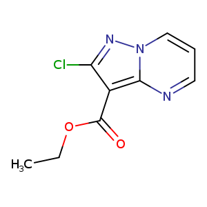 CCOC(=O)c1c(Cl)nn2c1nccc2