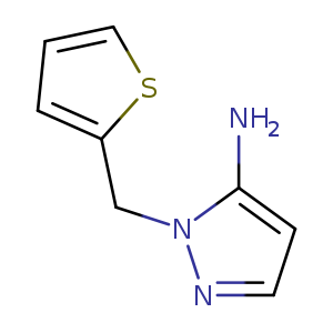 Nc1ccnn1Cc1cccs1