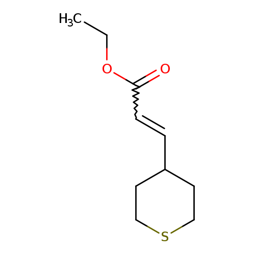 CCOC(=O)C=CC1CCSCC1