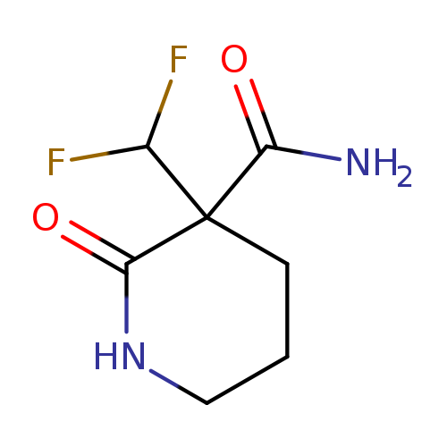 FC(C1(CCCNC1=O)C(=O)N)F