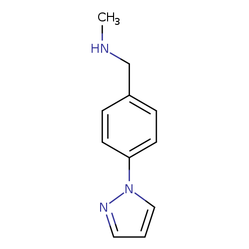 CNCc1ccc(cc1)n1cccn1