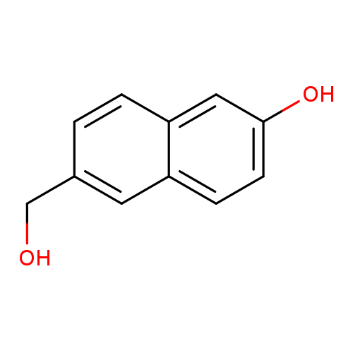 OCc1ccc2c(c1)ccc(c2)O