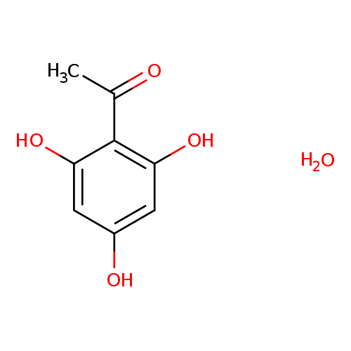CC(=O)c1c(O)cc(cc1O)O.O
