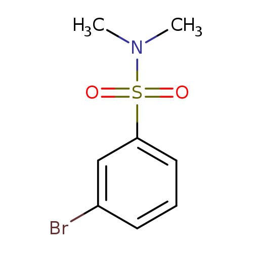 Brc1cccc(c1)S(=O)(=O)N(C)C