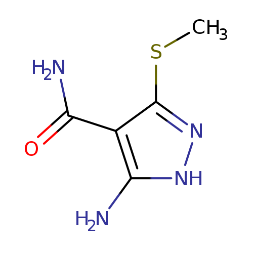 CSc1n[nH]c(c1C(=O)N)N