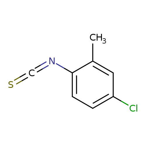 S=C=Nc1ccc(cc1C)Cl