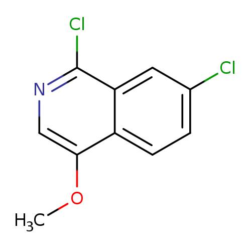 COc1cnc(c2c1ccc(c2)Cl)Cl