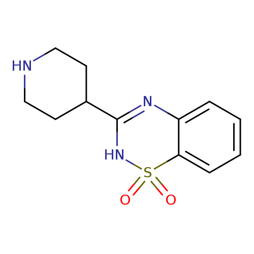 O=S1(=O)NC(=Nc2c1cccc2)C1CCNCC1