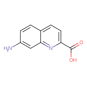 Nc1ccc2c(c1)nc(cc2)C(=O)O