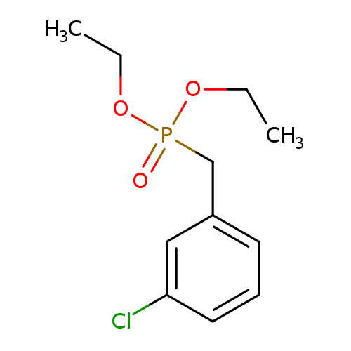 CCOP(=O)(Cc1cccc(c1)Cl)OCC