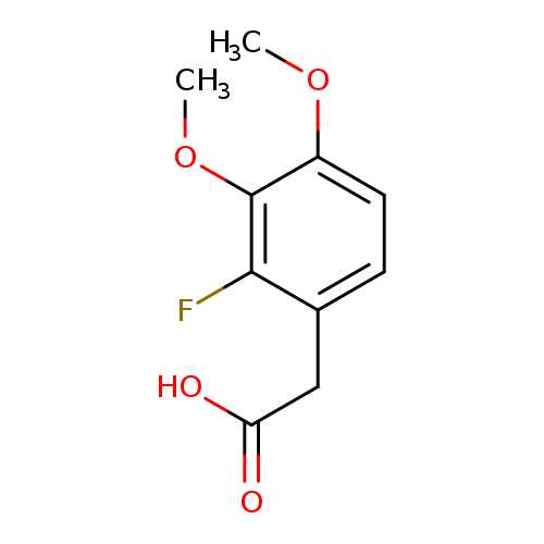COc1c(OC)ccc(c1F)CC(=O)O