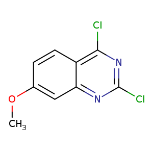 COc1ccc2c(c1)nc(nc2Cl)Cl