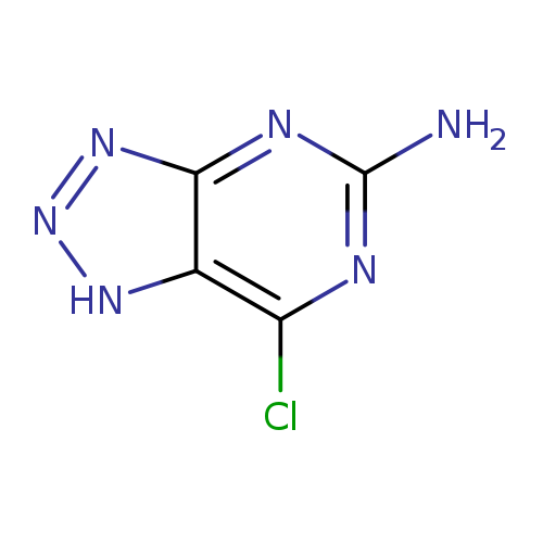 Nc1nc(Cl)c2c(n1)nn[nH]2