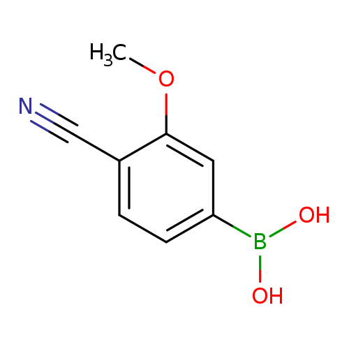 COc1cc(ccc1C#N)B(O)O