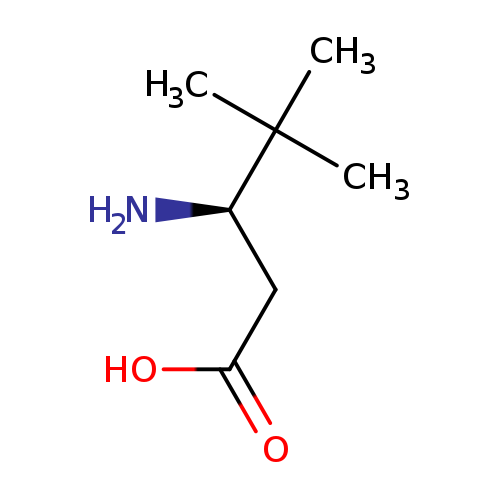 N[C@@H](C(C)(C)C)CC(=O)O