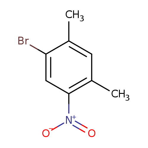 [O-][N+](=O)c1cc(Br)c(cc1C)C