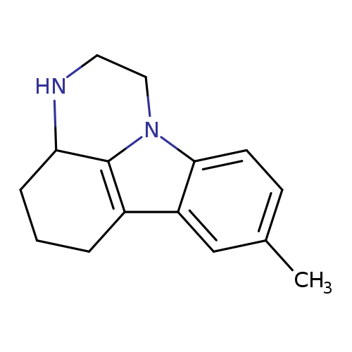 Cc1ccc2c(c1)c1CCCC3c1n2CCN3