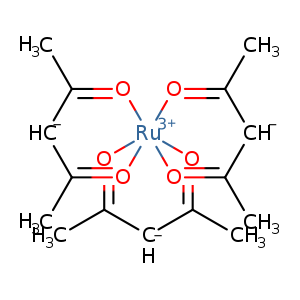 CC1=[O][Ru+3]23([O]=C([CH-]1)C)([O]=C(C)[CH-]C(=[O]2)C)[O]=C(C)[CH-]C(=[O]3)C