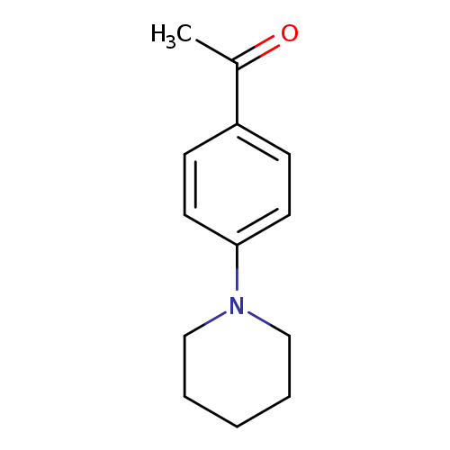 CC(=O)c1ccc(cc1)N1CCCCC1