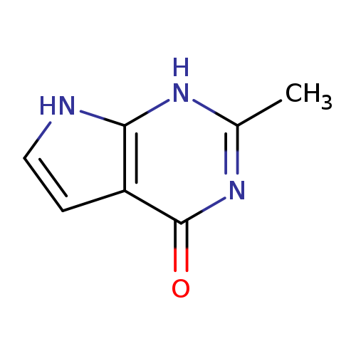 Cc1nc(=O)c2c([nH]1)[nH]cc2
