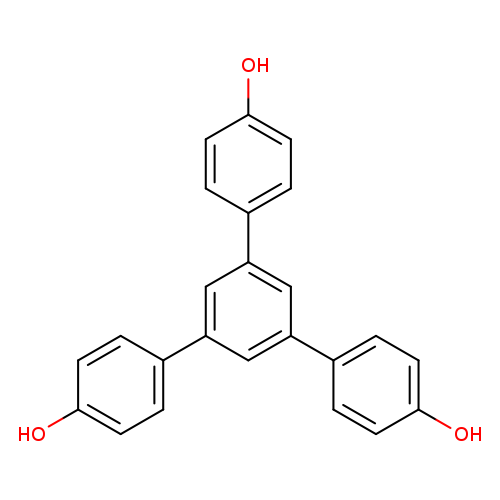Oc1ccc(cc1)c1cc(cc(c1)c1ccc(cc1)O)c1ccc(cc1)O