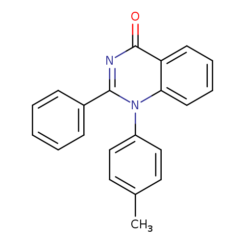 Cc1ccc(cc1)n1c(nc(=O)c2c1cccc2)c1ccccc1