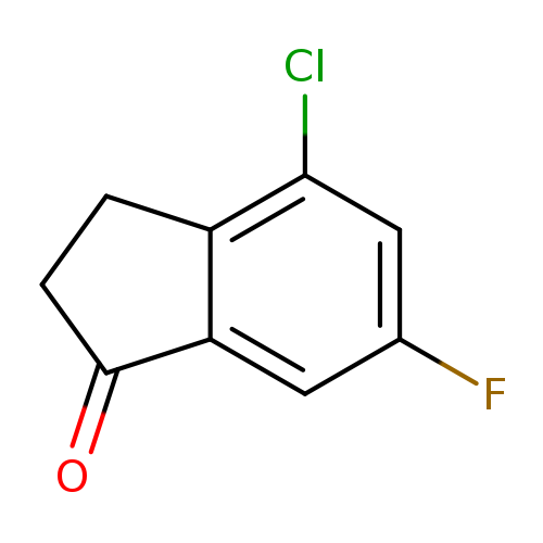 Fc1cc(Cl)c2c(c1)C(=O)CC2