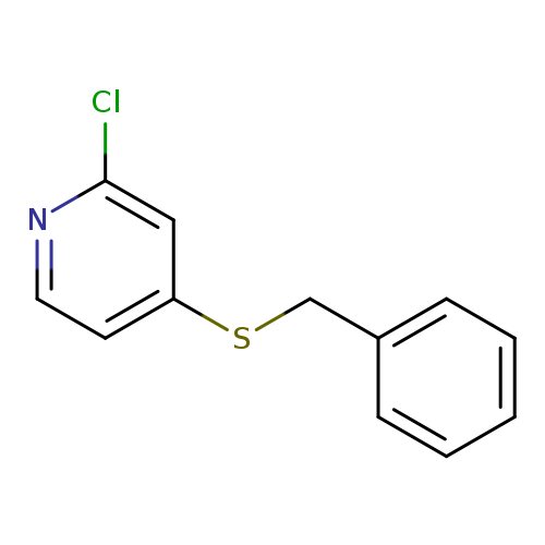 Clc1nccc(c1)SCc1ccccc1