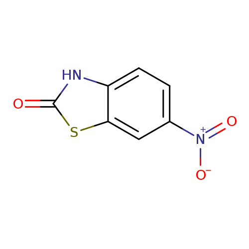 [O-][N+](=O)c1ccc2c(c1)sc(=O)[nH]2