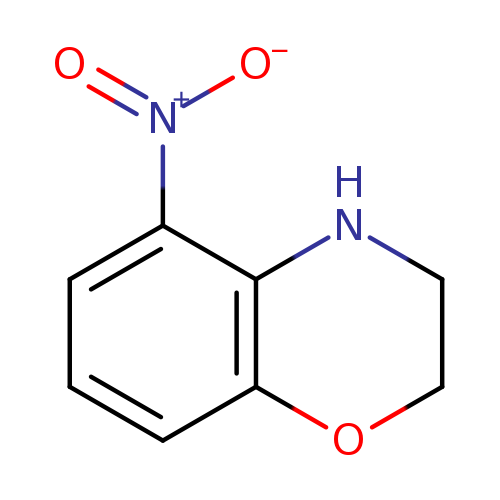 [O-][N+](=O)c1cccc2c1NCCO2