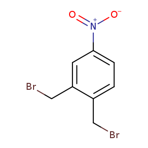 BrCc1cc(ccc1CBr)[N+](=O)[O-]