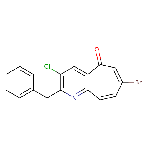 Brc1ccc2c(c(=O)c1)cc(c(n2)Cc1ccccc1)Cl