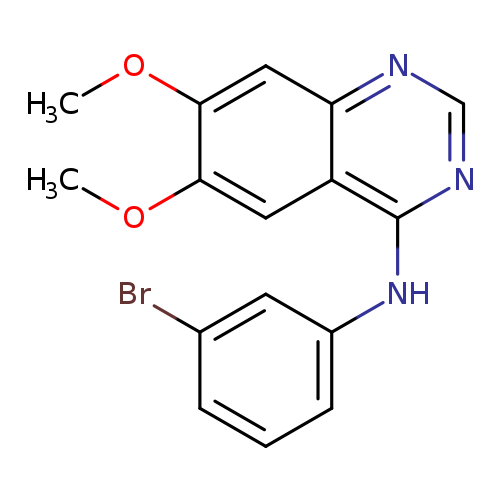 COc1cc2c(ncnc2cc1OC)Nc1cccc(c1)Br