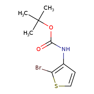 O=C(Nc1ccsc1Br)OC(C)(C)C