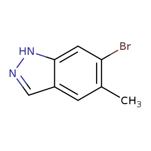 Brc1cc2[nH]ncc2cc1C